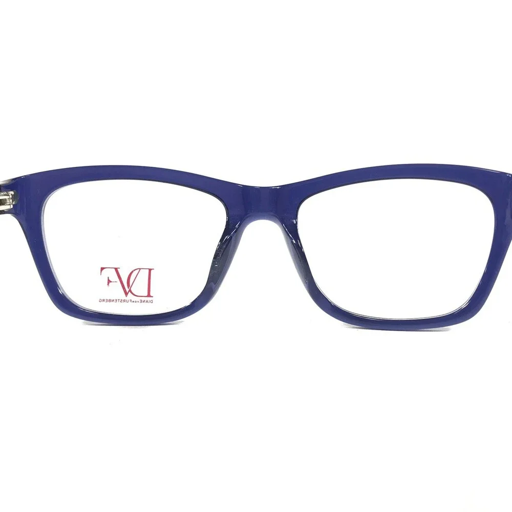Diane von Furstenberg Eyeglasses Frames DVF5063 416 Black Blue White 50-18-130